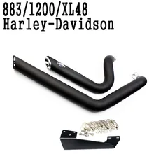 Для Harley-Davidson Sportster Iron XL48 XL883/1200 C N L выхлопные мотоциклетные трубы системы XL1200 XL 883 2005 06 07 до год