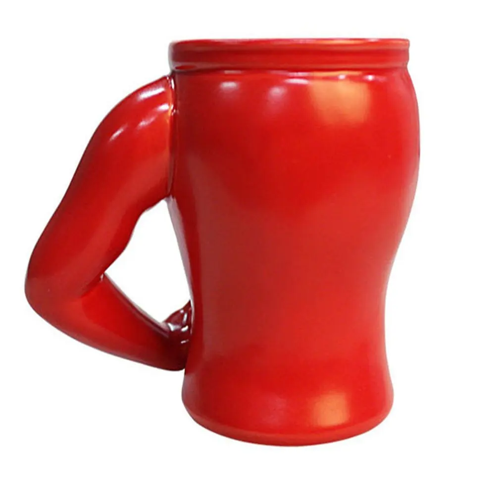 

Muscle Male Ceramic Mug Creative Coffee Cup Birthday Gift Ceramic Cup Bottle Red Muscle Model Cup