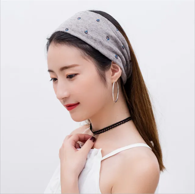 korean fashion women girls elastic turban headbands hair head bands