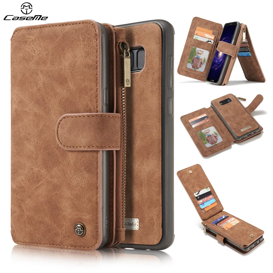 bilder für Luxus Leder Für Samsung Galaxy S8 Kastenabdeckung Flip Brieftasche Shockproof Phone Cases Zubehör Braun für Samsung S8 Plus Abdeckung bilder für Luxus Leder Für Samsung Galaxy S8 Kastenabdeckung Flip Brieftasche Shockproof Phone Cases Zubehör Braun für Samsung S8 Plus Abdeckung