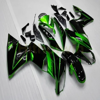 

Custom+Screws green black motorcycle fairing for 650R ER-6F 2009 2010 2011 ER6F Full fairing kits