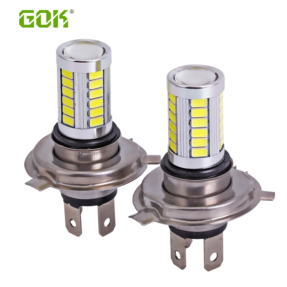 4 x H7 h11 H4 33smd h4 led 5630 5730 светодиодные фары высокой мощности противотуманные 12 в для