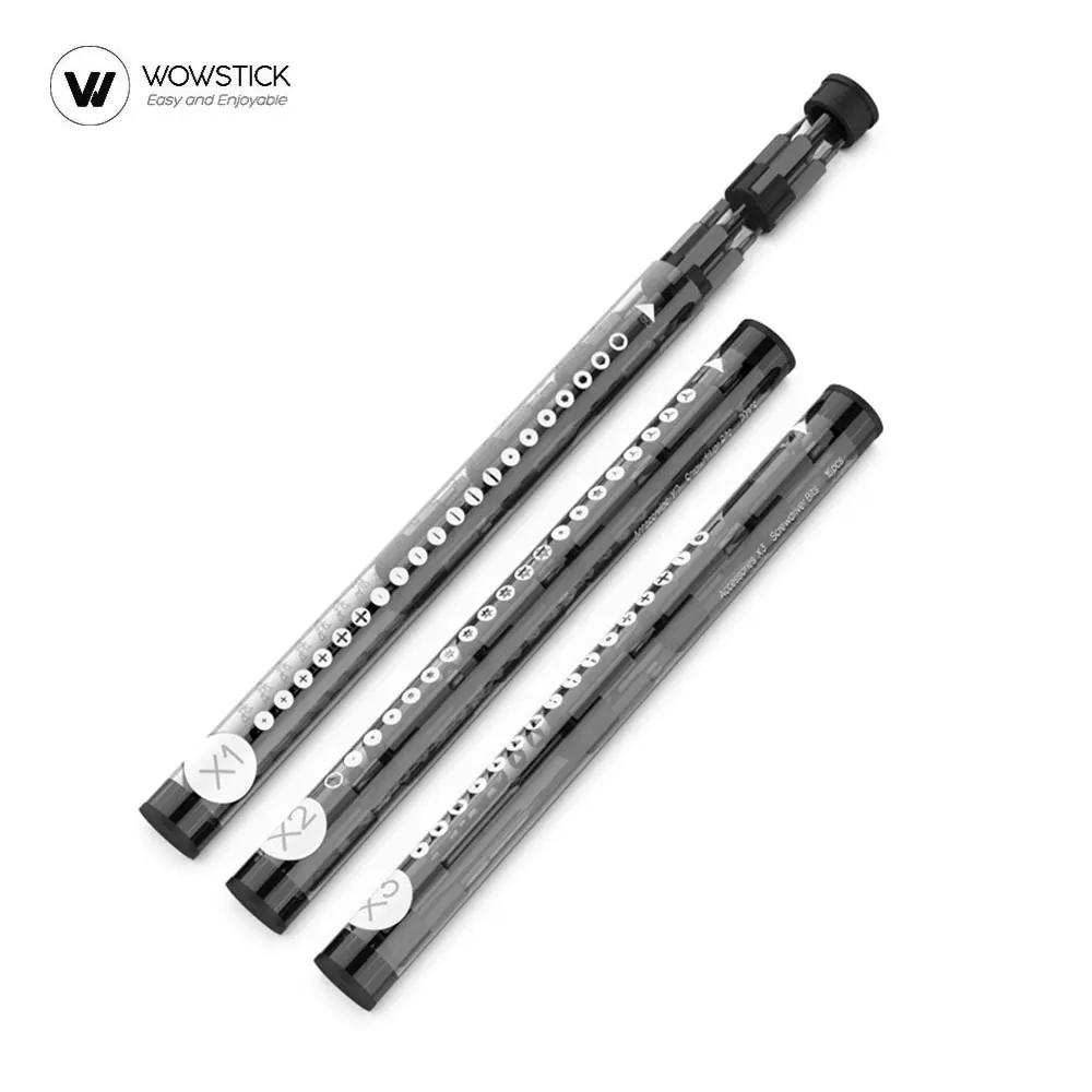 Wowstick 56 шт. 4 мм биты шестигранник S2 Магнитная отвертка Набор прецизионных
