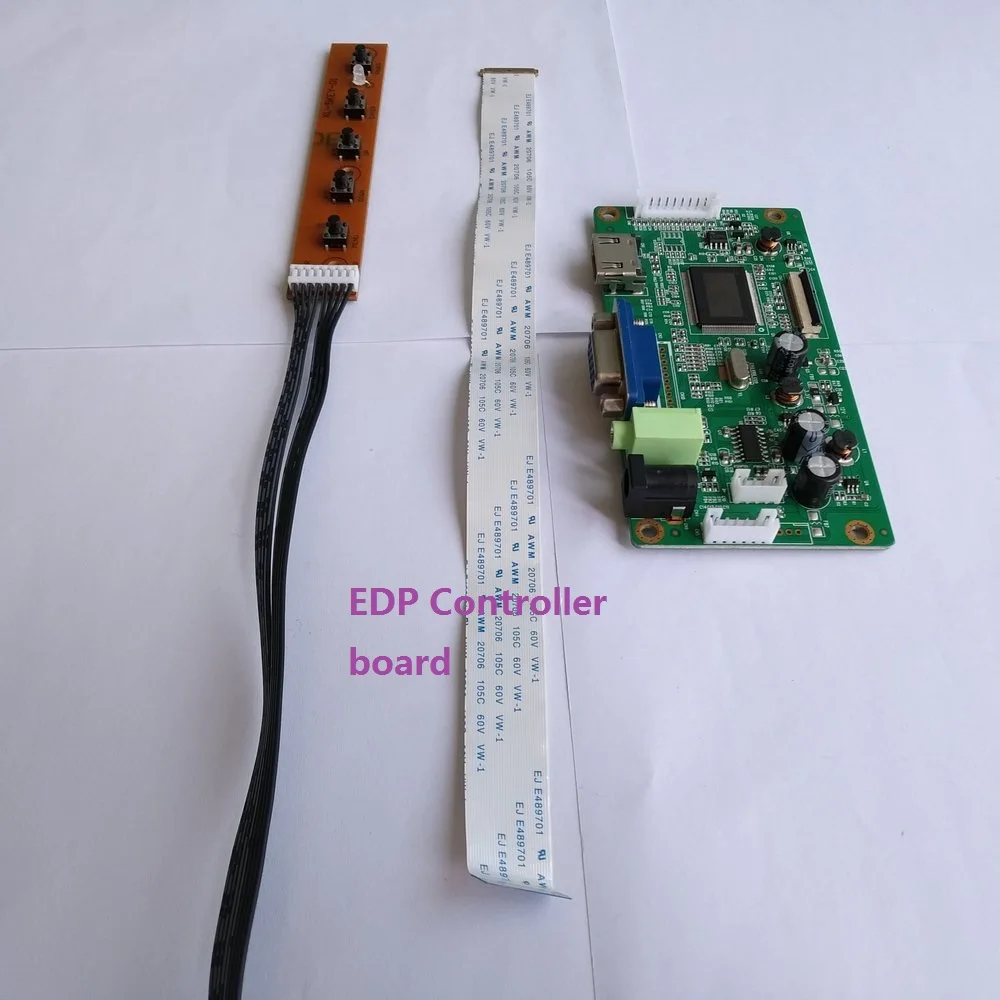

for NV156FHM-N32 30Pin LCD DRIVER EDP LED 1920X1080 15.6" SCREEN display Controller board KIT VGA HDMI DIY monitor
