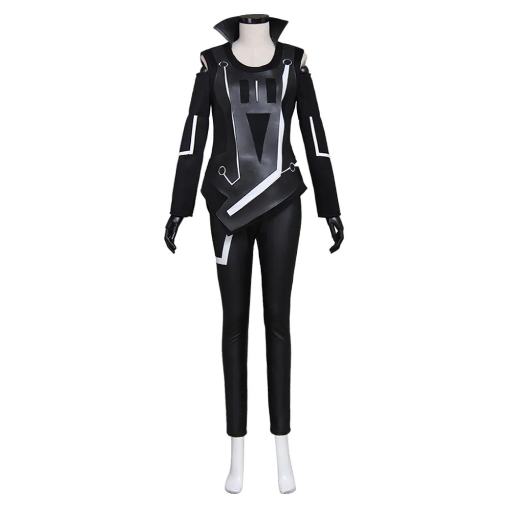 Tron Legacy Quorra Adult Women's Jumpsuit Cosplay Costume Halloween ...