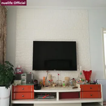 

3D Irregular Pattern Soft Pack Wallpaper Living Room Bedroom Children's Room Waterproof Anti-collision Foam Wall Sticker