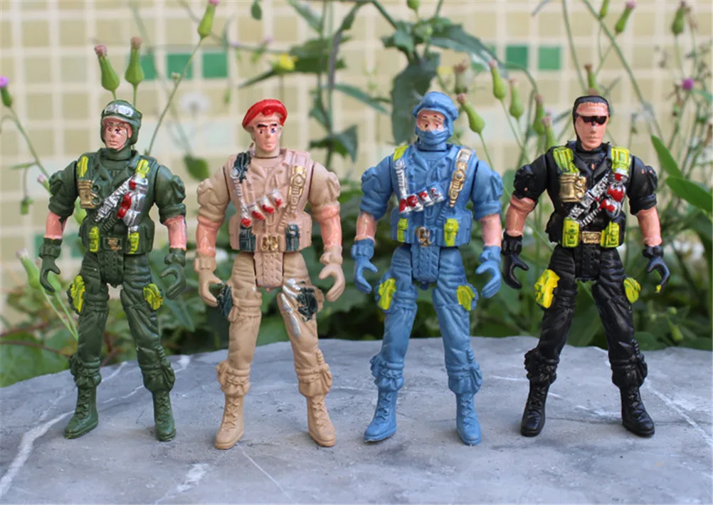 1 шт. военный игровой набор спецназ фигурки детские игрушки пластиковая игрушка
