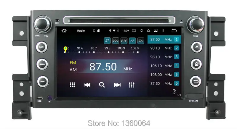 Cheap 2G RAM 8 Core Android 6.0 car dvd player gps for Suzuki grand vitara 2005- 2007 2008 2009 2010 2011 radio multimedia navigation 7