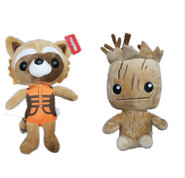 New Galaxy Convoy Q Version Plush Rocket Raccoon Ents Grout Baby Doll Toys 22cm 25cm Doll Diaper Toy Doll Strollerdoll Style Aliexpress