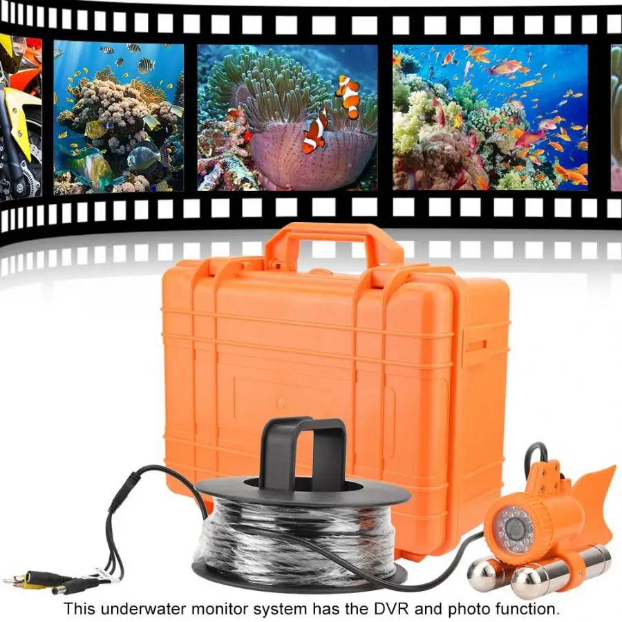 

underwater ice fishing camera 110-240V 7inch DVR Recorder 20m Underwater Fishing Video Camera Fish Finder Waterproof