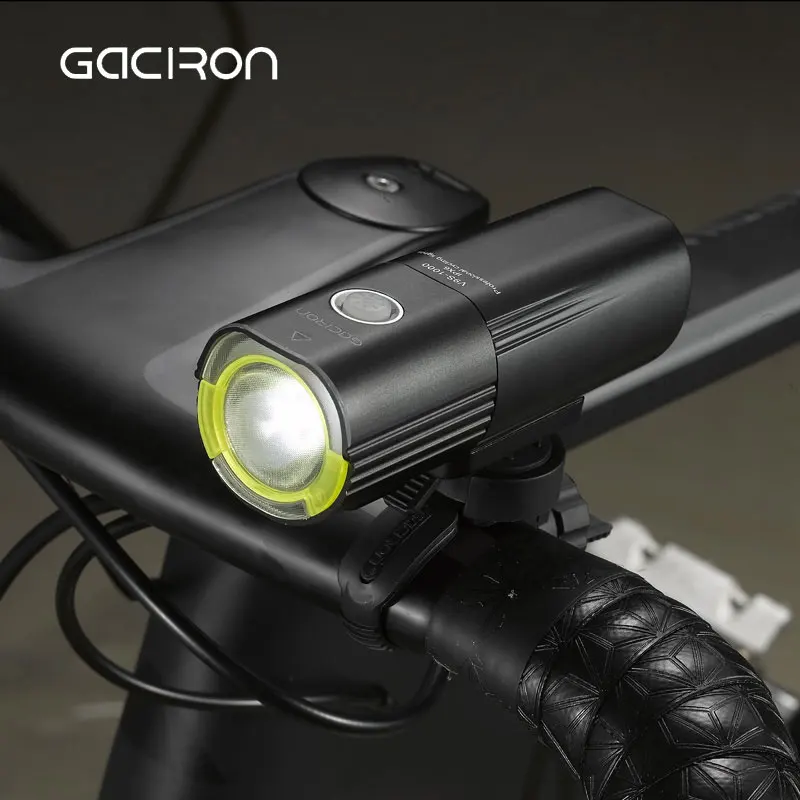 GACIRON V9S 1000 люмен велосипед светильник Перезаряжаемые велосипедный головной 4500