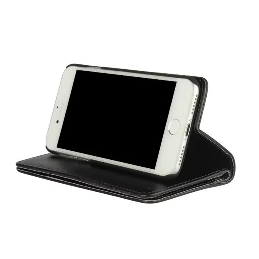 For iphone 7 Plus Genuine Leather Mobile Phone Case Flip Stand Wallet With Card Slot Phone Bag Cover Cases Cellphone Accessories For iphone 7 Plus Genuine Leather Mobile Phone Case Flip Stand Wallet With Card Slot Phone Bag Cover Cases Cellphone Accessories