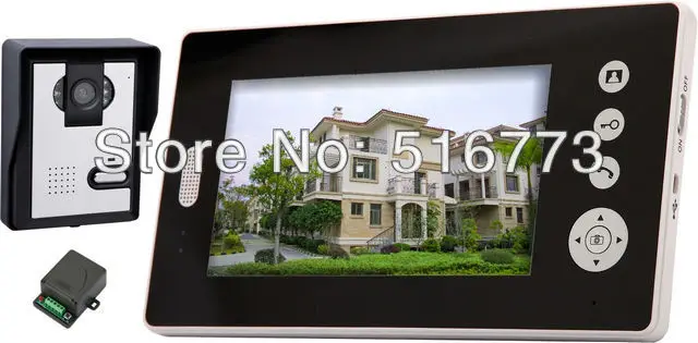 

2.4GHZ, 7 Inch TFT Screen Digital wireless video doorphone GB-8803GA