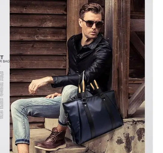 

2018 New Korean men's bag handbag business cross-bag waterproof wearable leisure briefcase