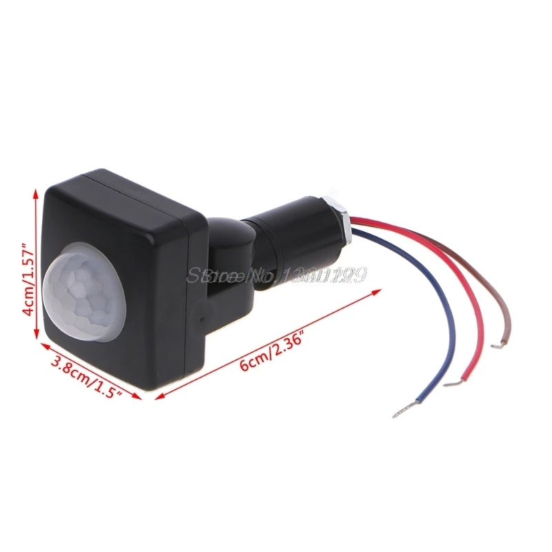 

LED 110 degree 100W Infrared PIR Motion Sensor Detector Wall Light Switch 110-240V