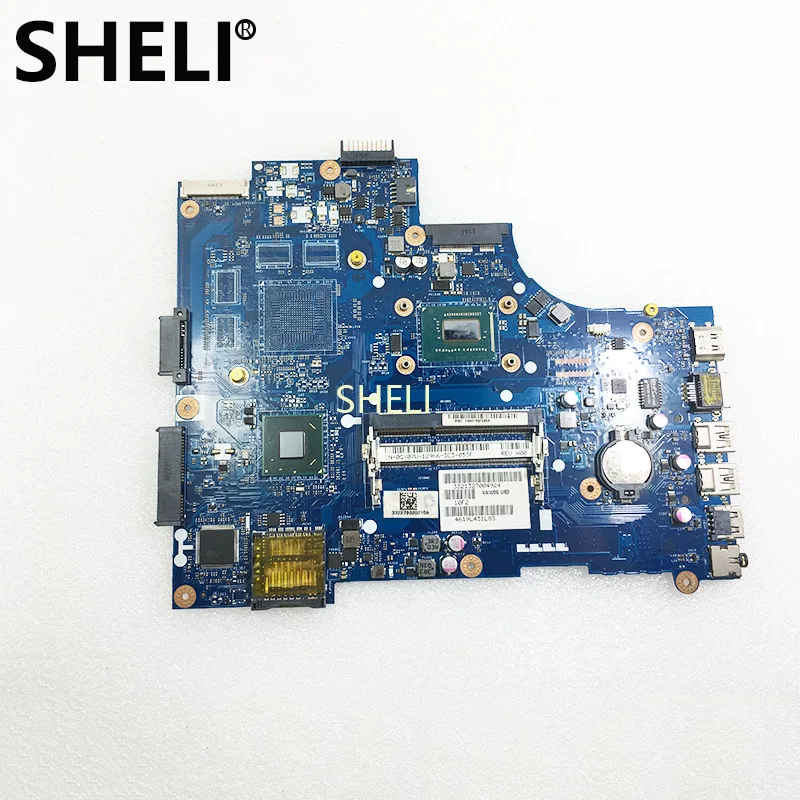 SHELI для DELL GY07W 0GY07W LA-9104P Inspiron 15 3521 Материнская плата ноутбука с радиатором 1017U DDR3 Протестирована