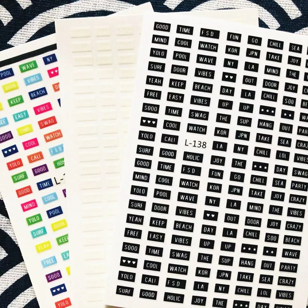 L-138 serie de letras inglesas sin fin diseƱos de letras doradas negras frescas 3d pegatinas de Arte de uƱas Plantilla de calcomanĆa diy herramienta de decoración L-138 serie de letras inglesas sin fin diseƱos de letras doradas negras frescas 3d pegatinas de Arte de uƱas Plantilla de calcomanĆa diy herramienta de decoración