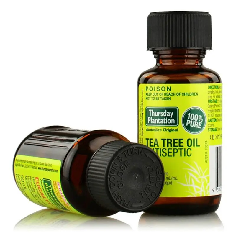 Beli Kualitas tinggi Pohon Teh Minyak Jerawat pengobatan Menghapus dingin flu rematik menyusut pori perawatan wajah minyak Esensial Jerawat remover Pijat minyak