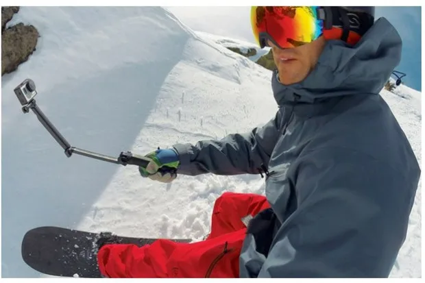 3 сторонний монопод для GoPro регулируемая подставка ручной кронштейн сторонние