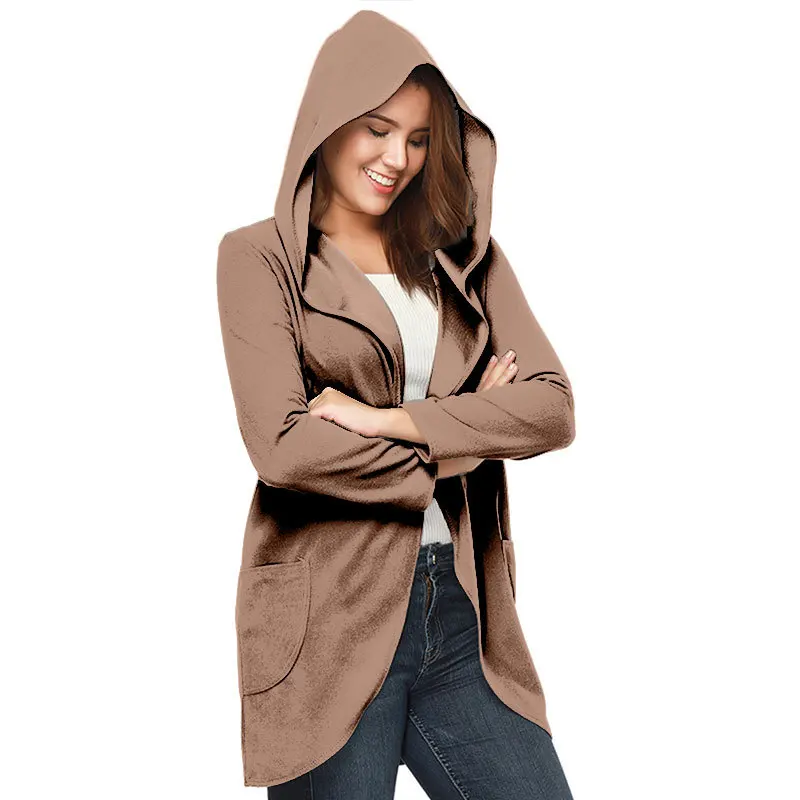 

women coat ladies autumn 2019 winter retro clothing pockets coats womens outerwear fall korean jackets plus size wool