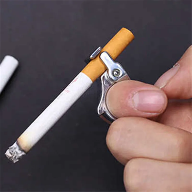Cigarette Holder Creative Ring Design Finger Hand Rack Durable Alloy