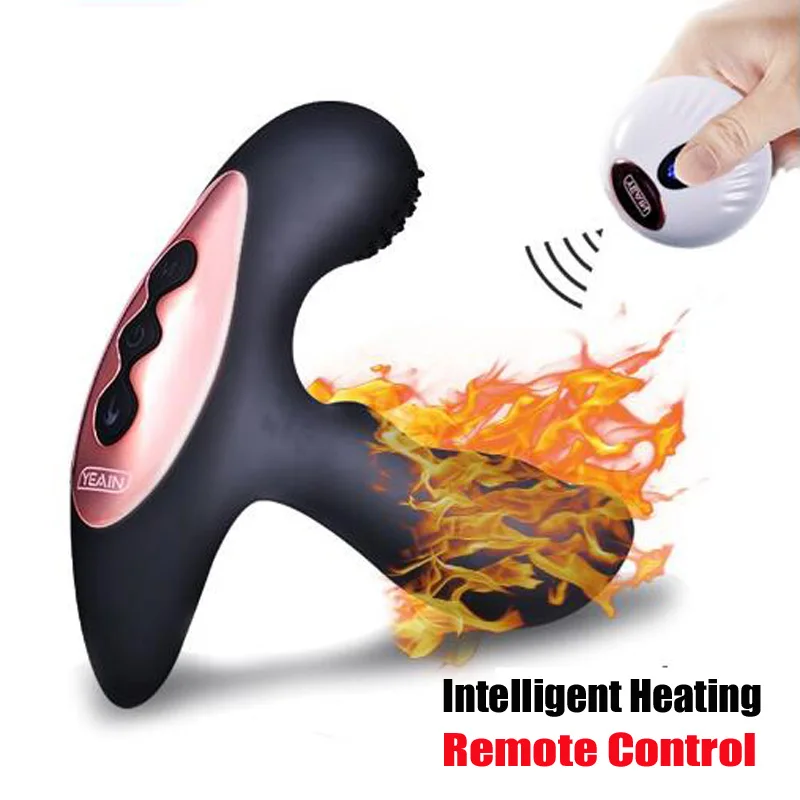 Yeain Intelligent Heating Anal Butt Plug Sex Toys for Men Gay Wireless Remote Control Prostate Massage Double Motor Vibrator | Красота и