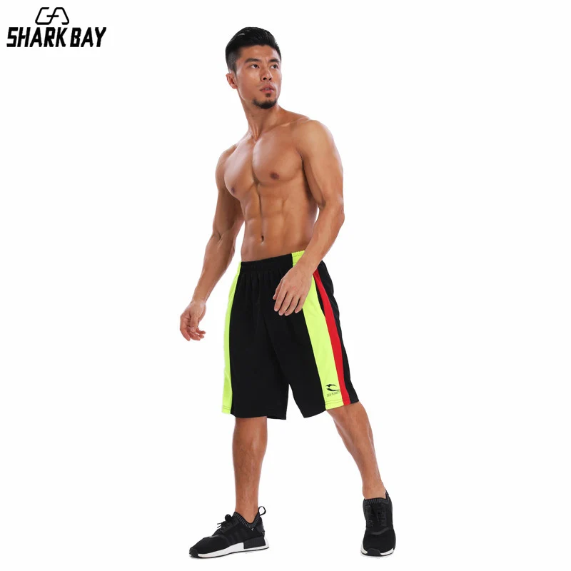 Мужские Компрессионные шорты для тренажерного зала, бодиинженеры, высокая талия, шнурок, свободные, летние, пляжные, повседневные, для бега, дышащие, эластичные, мужские шорты