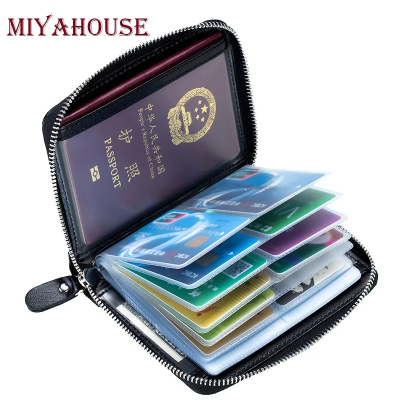 Passport Wallet For Women Zippered