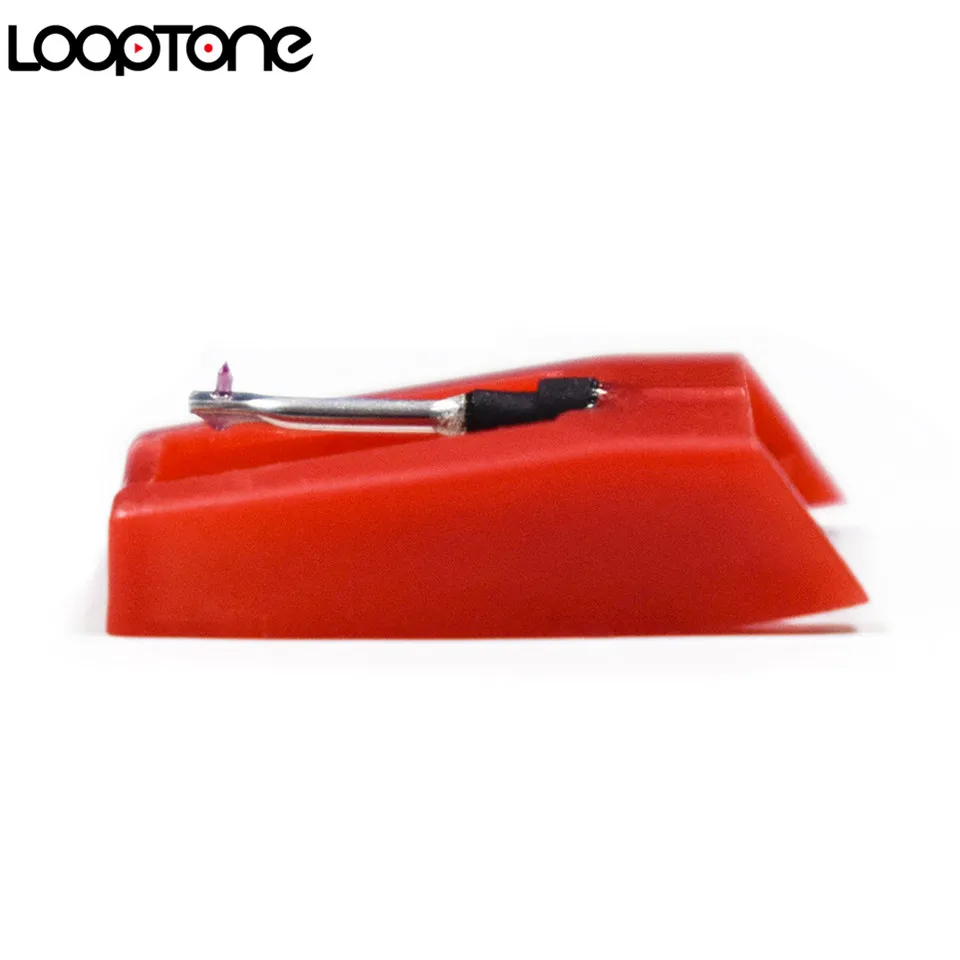 LoopTone Sapphire Tipped Ceramic Needle Stylus for Vinyl LP Record Player Turntable Players Gramophone Accessory 2PCS