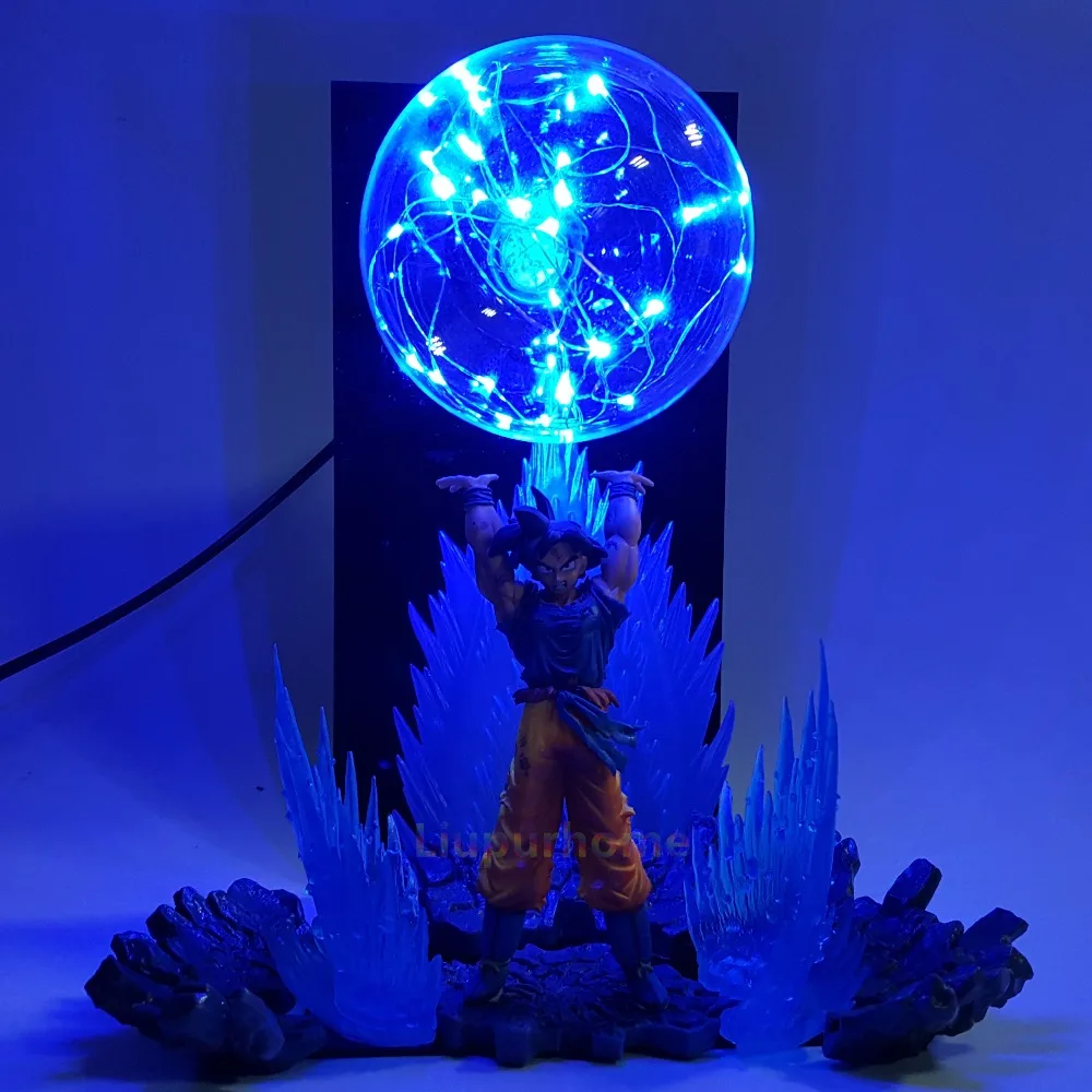 Dragon Ball Z Son Goku Spirit Bomb Led Effect ночные светильники аниме Dragon Ball Z DBZ светодиодные настольные лампы Сон Гоку