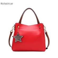 Женская Сумка натуральная кожа Топ-ручка сумки твердая кожа коровы Для женщин Сумки Для женщин большой емкости Повседневное ведро сумки bolsa feminina