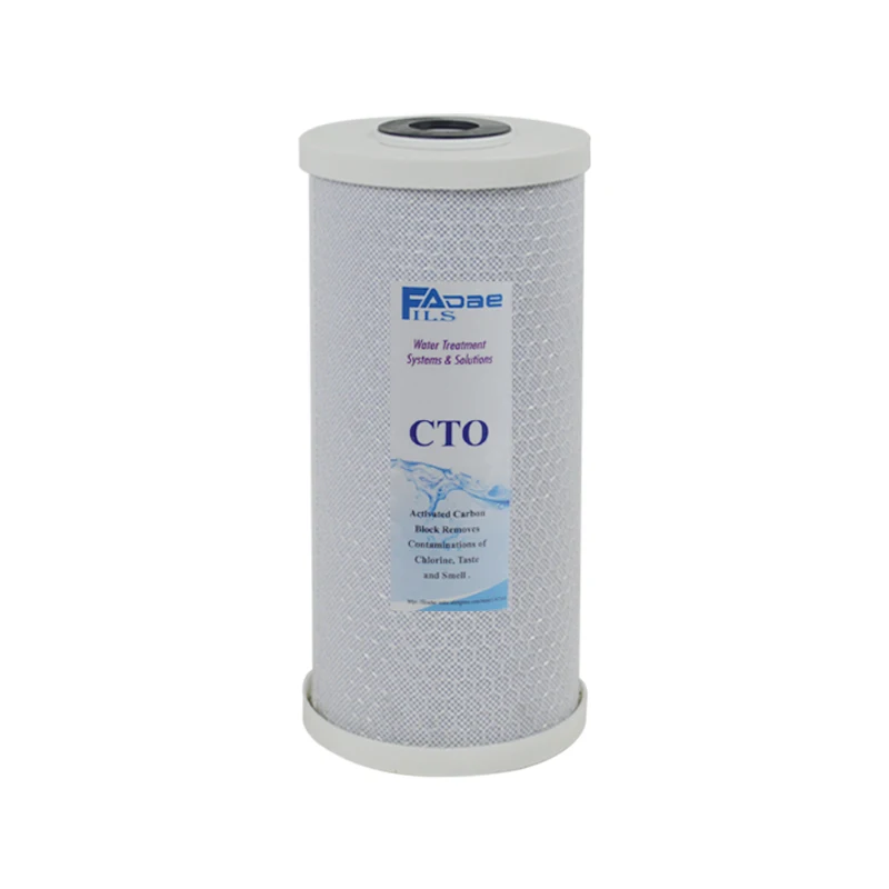 Whole House Big Blue Carbon Block Water Filter 5 Micron Coconut 4.5/" x 10/" 12PK