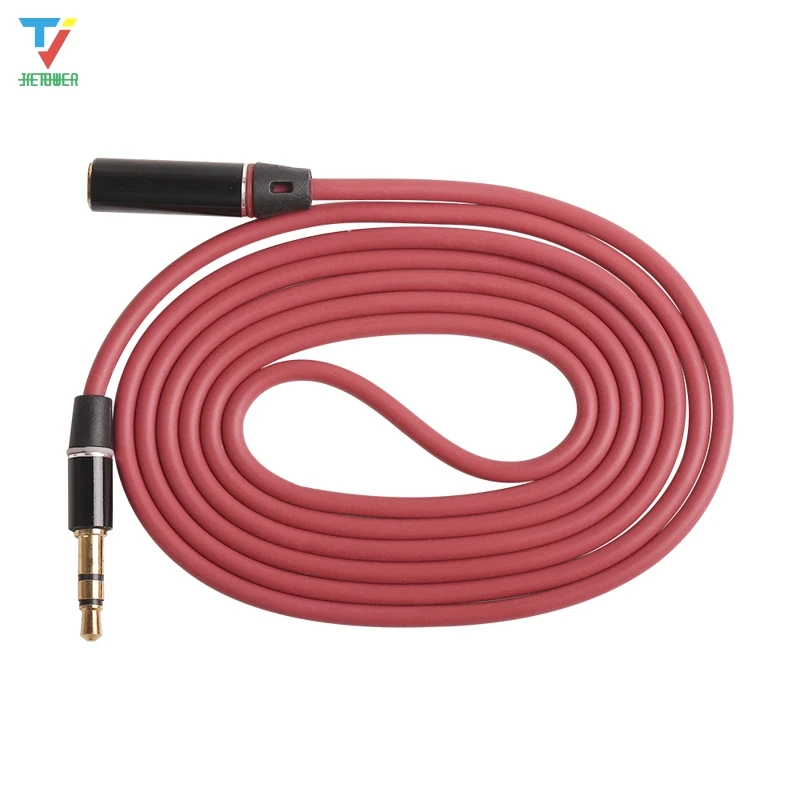 500pcs lot 3 5mm Male to Female Stereo Audio Headphone Aux Extension Cord Cable 1 2m wholesale cheap