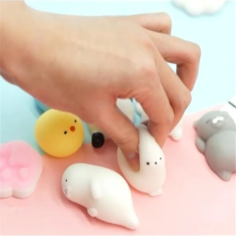 

3D Squishy Cute Cat Claw TPU Soft Case For iPhone 4 4S Fashion Girl Animals Seal Sea Lion On 4S 3.5" Silicone Phone Holder