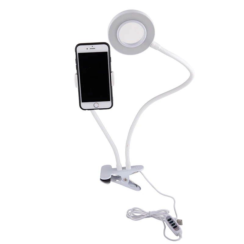 Buy Selfie Ring Light with Cell Phone Holder Stand LED