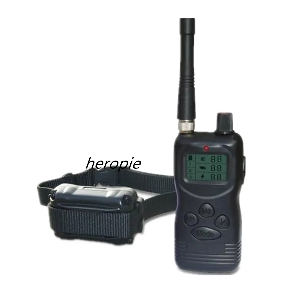

3 Dogs 1000m Remote Electric Dog Collar Pet Training System 100lv Lcd Display 3 Group Memory For Each Animal
