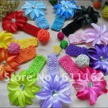 480 шт цветок лилии волосы Детские волосы украшают цветок Детские волосы девочки резинки для волос, резинки