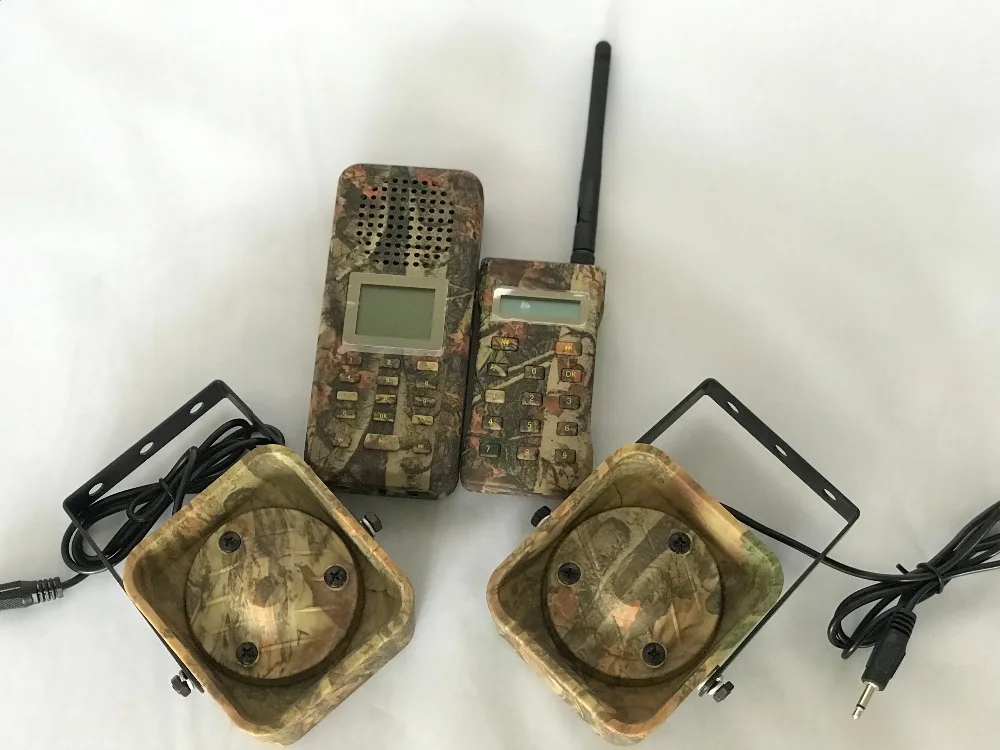 Pddhkk Chamariz Pato Ganso Predador Animais Selvagens Caça Elétrica Mp3 Alto Falante 200 Sons Camuflagem Kit Controle Remoto 6 Cheap Chamariz da caça