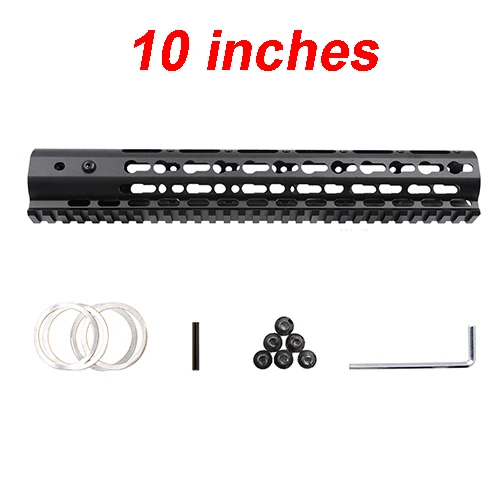 " 9" 1" 12" 13," 15" AR15 поплавок Keymod Handguard Пикатинни для охоты тактический прицел крепление - Цвет: 10 inches