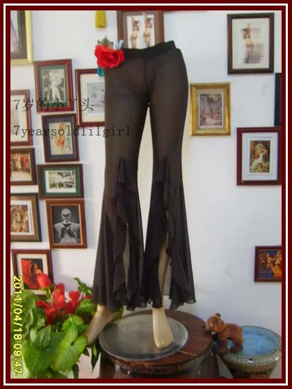 

Belly dance pants Transparent thin Tribal Belly Dance flare Pants CL03-12