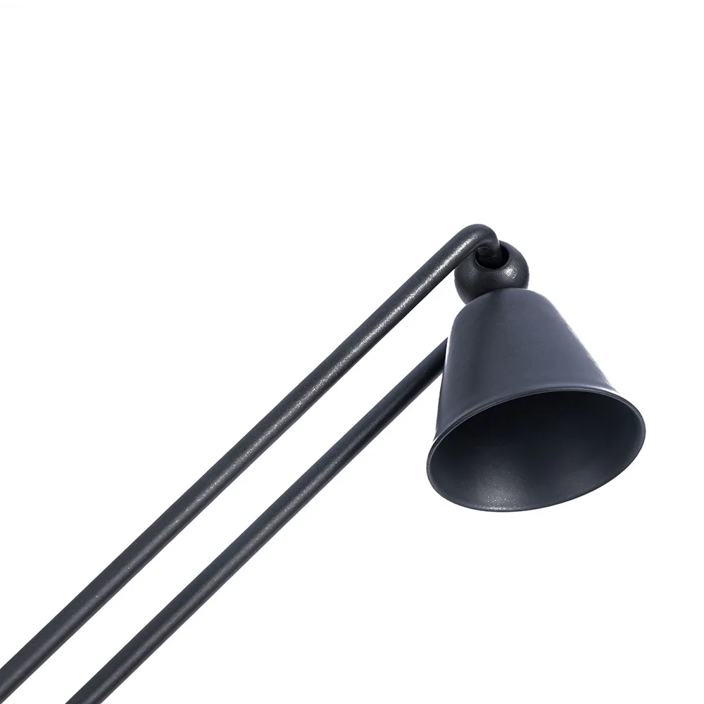 

1Pcs Metal Home Use Black Candle Extinguisher Extinguish Candles Candle Flame Wick Bell Shaped Trimmer Tool 2019 New Arrival