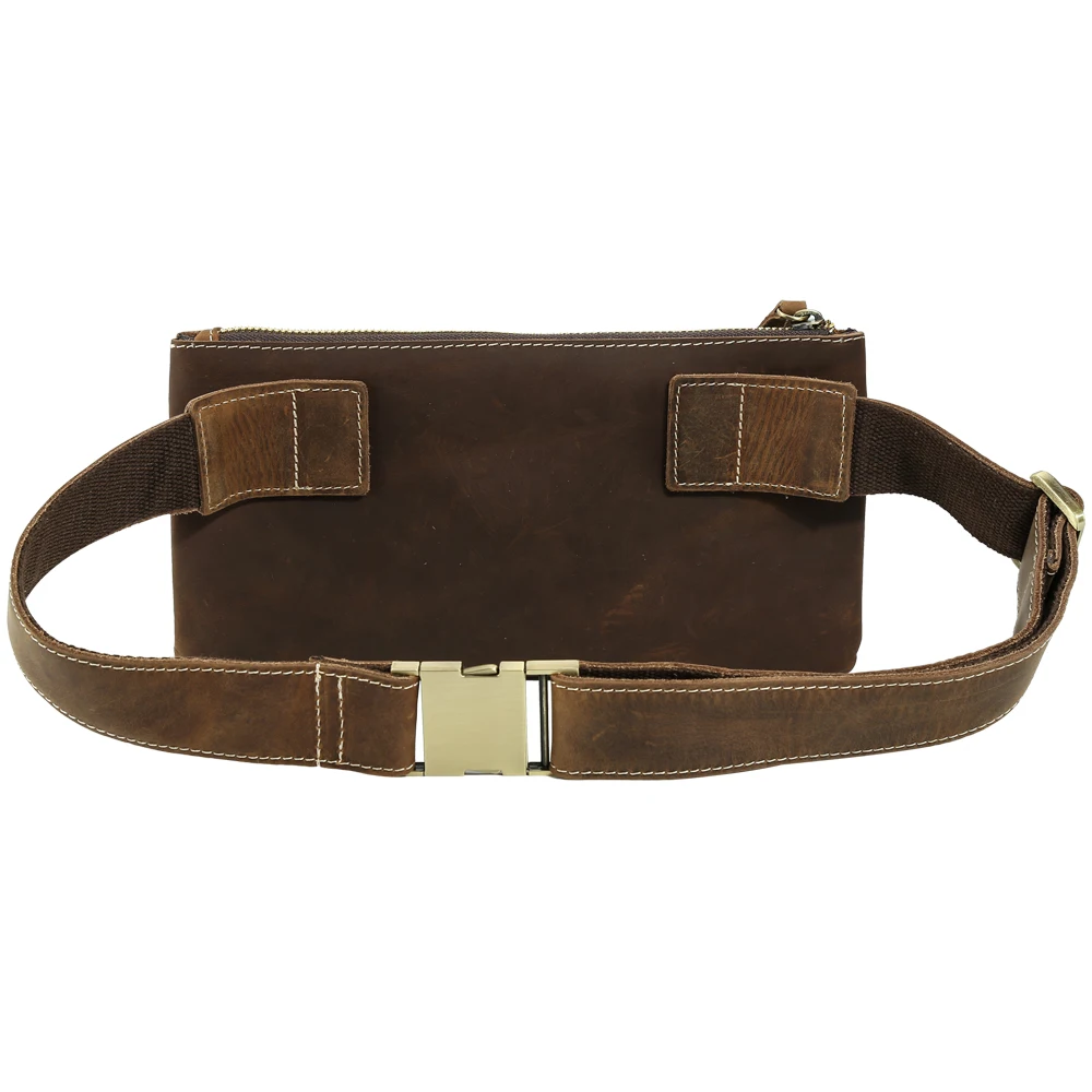 Designer 100 Genuine Leather Waist Pack Mens Simple Designer 100 Genuine Leather Waist Pack Mens Simple Vintage Pillow Belt Bag Cool Hip Day Brown Tiding In Packs From Luggage
