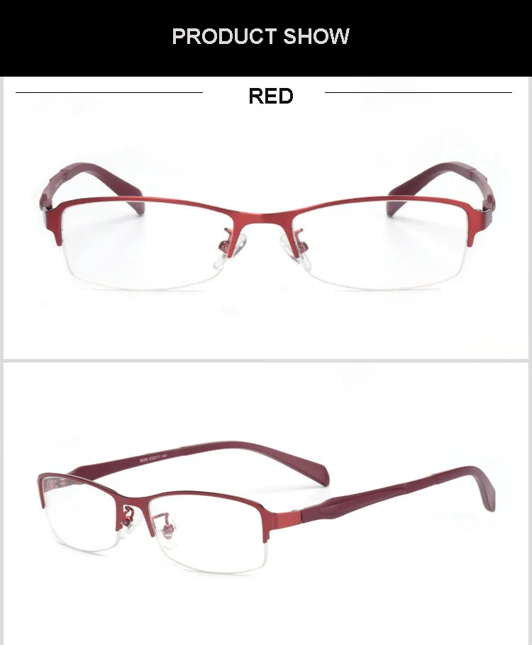 Модная рамка для очков Для женщин очки при близорукости tr90 очки в оправе-половинке оправы и очки Óculos
