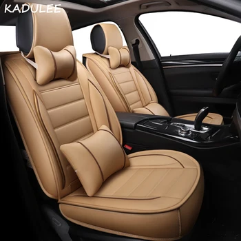 

KADULEE pu leather auto universal car seat covers for Toyota all models Venza Crown Camry RAV4 YARiS Levin verso VIOS Corolla