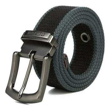 

Men Canvas Belt 2019 Casual Belt Buckle-Belt Male Lengthened Tactical Mens Workout Waist Belt Brand Harajuku Cinturon De Hombre