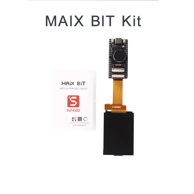 Sipeed MAIX Bit AI макетная плата для прямой макетной платы K210 M12 объектив - Цвет: Черный