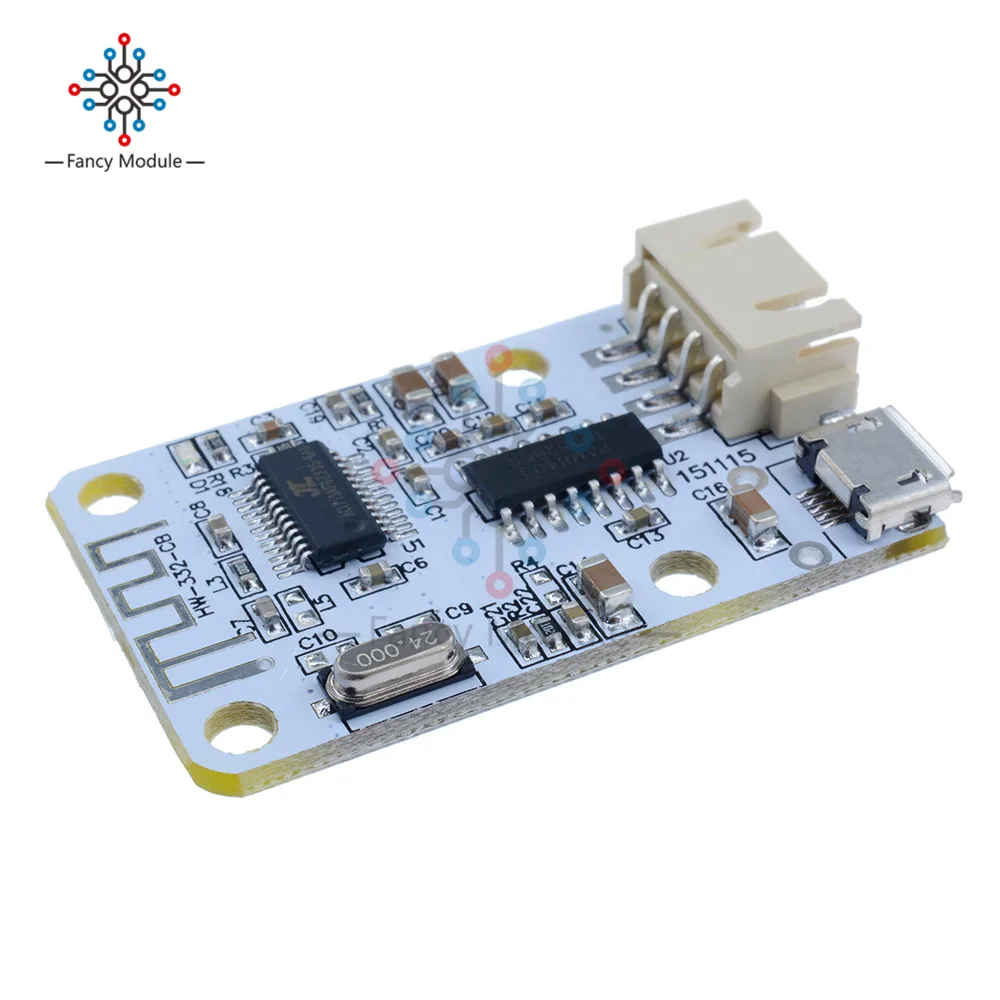 Плата аудиоресивера DC 5 В Micro USB 3 Вт + Bluetooth 4 0 беспроводной цифровой фотомодуль * 2