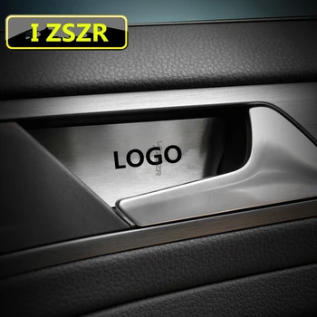 

Silver Stainless Steel Door Cup Guard Cover For Volkwagen Golf Z2EA184