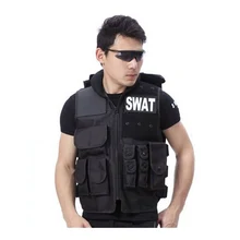 Тактический жилет SWAT военная Униформа жилет общий и стандартный предмет снабжения оборудование, защитные жилеты военные фанаты спортивный жилет черного цвета