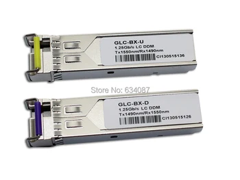 

For Cisco, New GLC-BX-U120 + GLC-BX-D120 Pair 120KM 1490/1550nm Transceiver